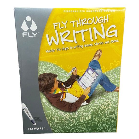 SEALED LOT! Fly Through Algebra, Writing, Journal Pentop Flyware Computer NO PEN - Picture 5 of 16